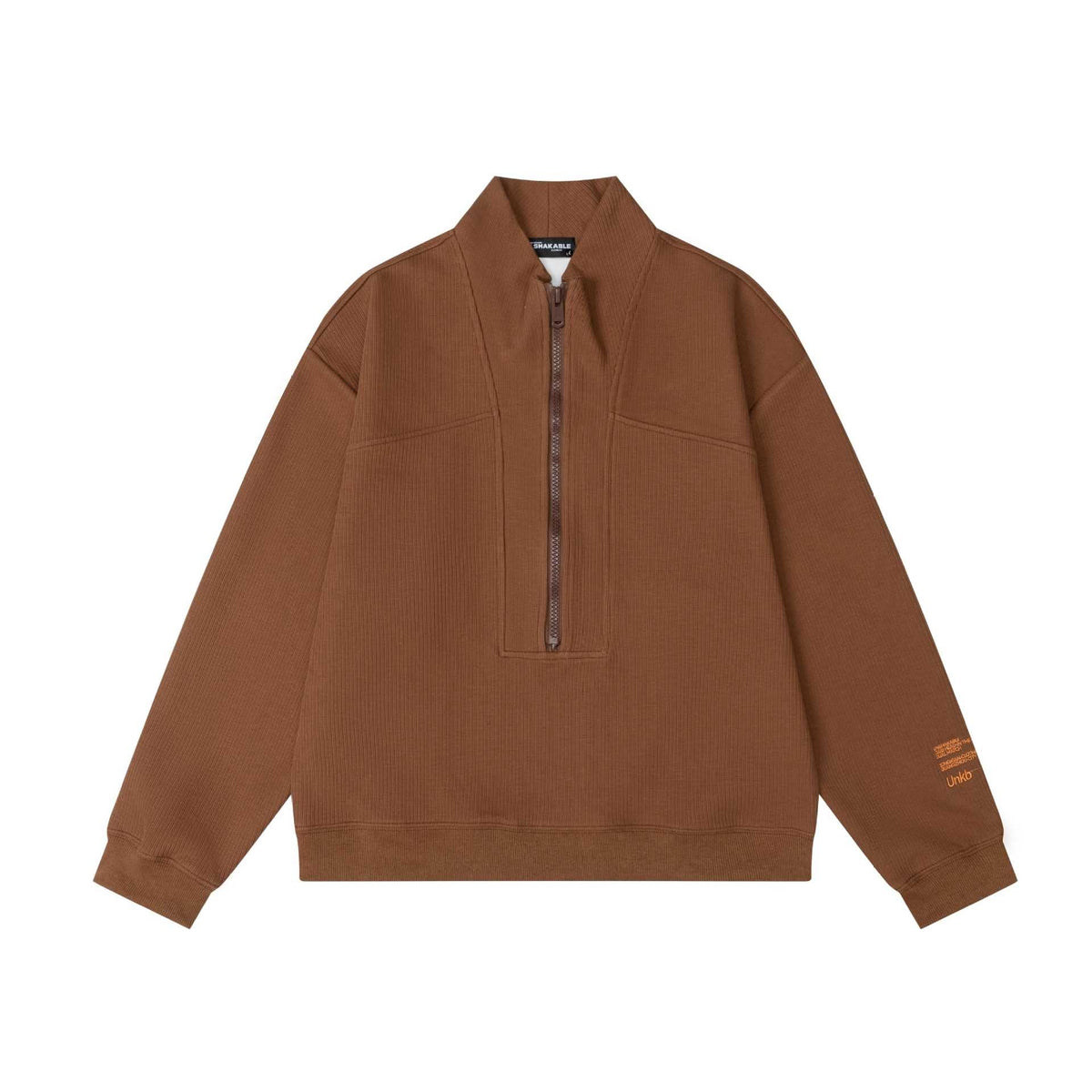 Solid color half cardigan design hoodie - F.MarketE7DA65974DD64A0EA98B63A311D2F584eproloSSolid color half cardigan design hoodieSolid color half cardigan design hoodie