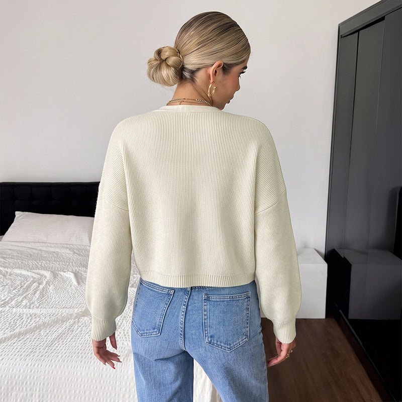 Solid color loose embroidered long sleeved cardigan sweater - F.Market1CACB2977EBF43FFA9D8324A10F81894eproloSSolid color loose embroidered long sleeved cardigan sweaterSolid color loose embroidered long sleeved cardigan sweater