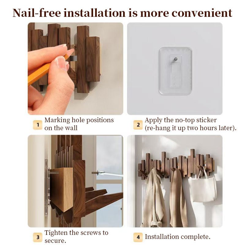 Solid Wood Hanger, Piano Key Wall Hook, Adhesive Back-of-Door Coat Hook, No Drill Entryway Organizer. - F.Market029B72DD94944862B9E3688140C0A2ADeprolo8Solid Wood Hanger, Piano Key Wall Hook, Adhesive Back-of-Door Coat Hook, No Drill Entryway Organizer.Solid Wood Hanger, Piano Key Wall Hook, Adhesive Back-of-Door Coat Hook, No Drill Entryway Organizer.