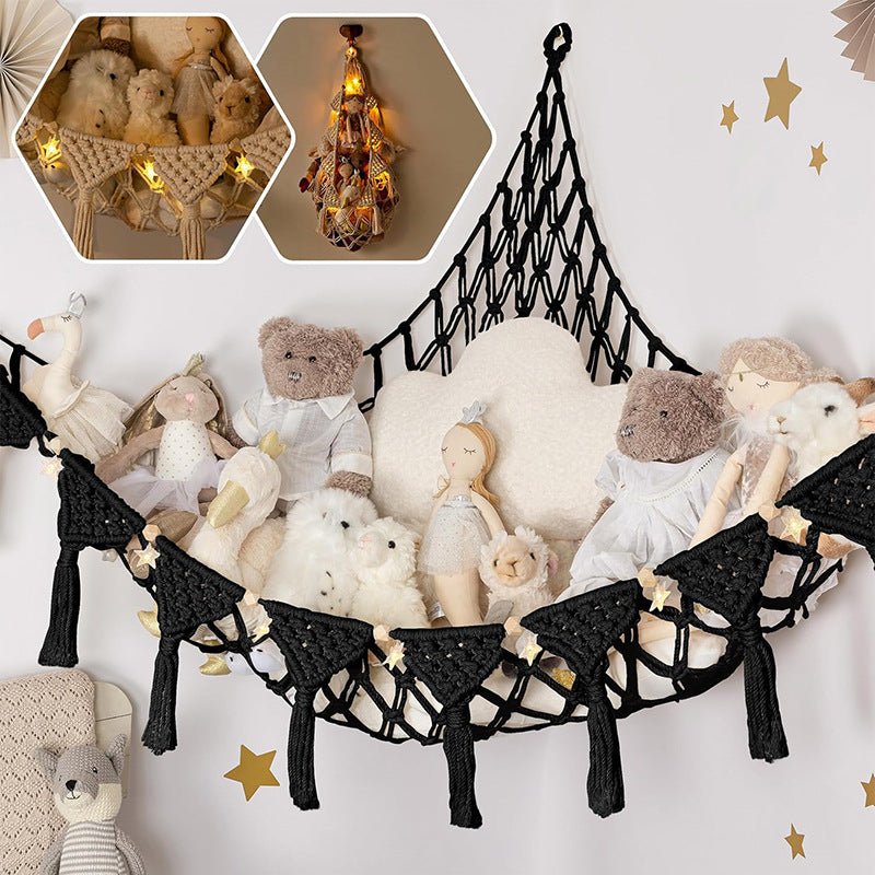 Space-Saving Toy Hammock, Decorative Woven Net to Organize Giant Stuffed Animals in Bedroom - F.Market2E21341480BB471FA2711115398A245DeproloSpace-Saving Toy Hammock, Decorative Woven Net to Organize Giant Stuffed Animals in BedroomSpace-Saving Toy Hammock, Decorative Woven Net to Organize Giant Stuffed Animals in Bedroom