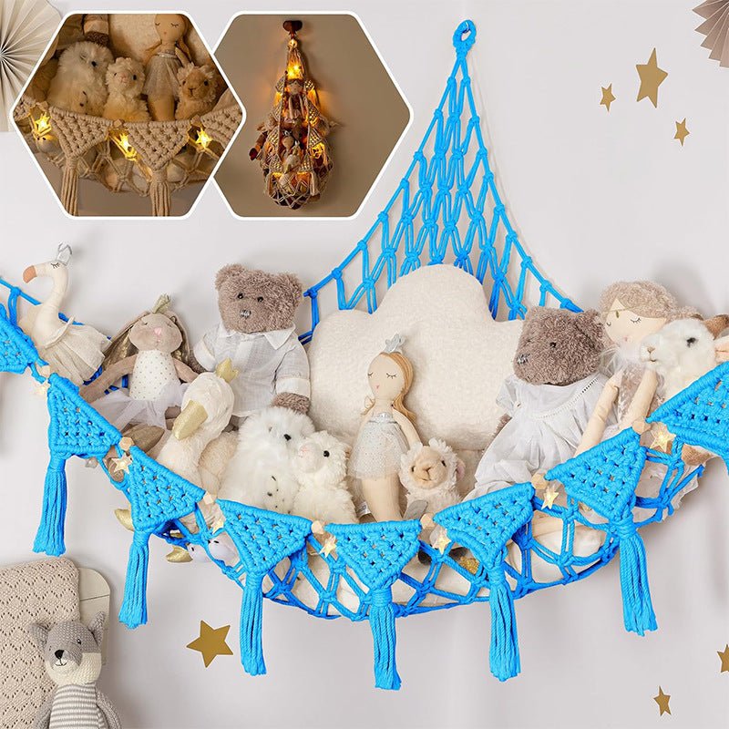 Space-Saving Toy Hammock, Decorative Woven Net to Organize Giant Stuffed Animals in Bedroom - F.MarketBA89519F9DF54670846A7DF3A47A1CDAeproloSpace-Saving Toy Hammock, Decorative Woven Net to Organize Giant Stuffed Animals in BedroomSpace-Saving Toy Hammock, Decorative Woven Net to Organize Giant Stuffed Animals in Bedroom