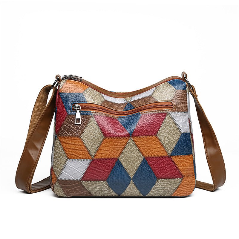 Splicing color blocking large capacity shoulder bag - F.Market1351FF7EF46B4A47A27839E4F5AB7A45eproloSplicing color blocking large capacity shoulder bagSplicing color blocking large capacity shoulder bag