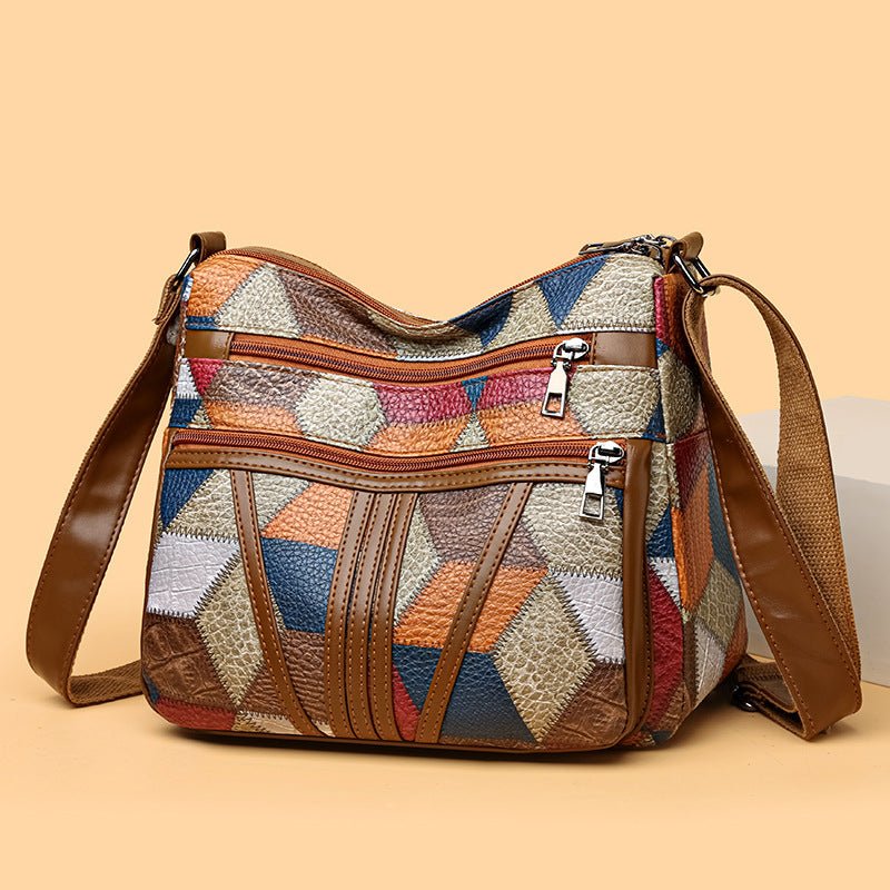 Splicing color blocking large capacity shoulder bag - F.Market1351FF7EF46B4A47A27839E4F5AB7A45eproloSplicing color blocking large capacity shoulder bagSplicing color blocking large capacity shoulder bag