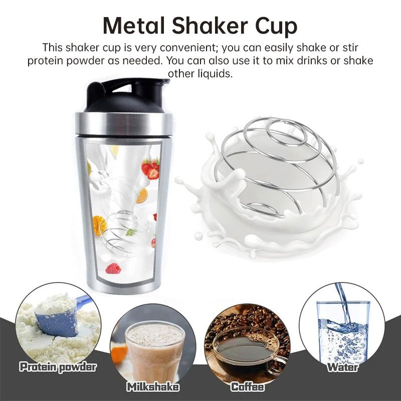 Stainless Steel Protein Shaker Bottle with Mixing Ball - Leak-Proof Gym & Sports Portable Shaker Cup - F.Market78BB50F3B85B4A7D91E2B778EF2ABE62eprolo500mlStainless Steel Protein Shaker Bottle with Mixing Ball - Leak-Proof Gym & Sports Portable Shaker CupStainless Steel Protein Shaker Bottle with Mixing Ball - Leak-Proof Gym & Sports Portable Shaker Cup