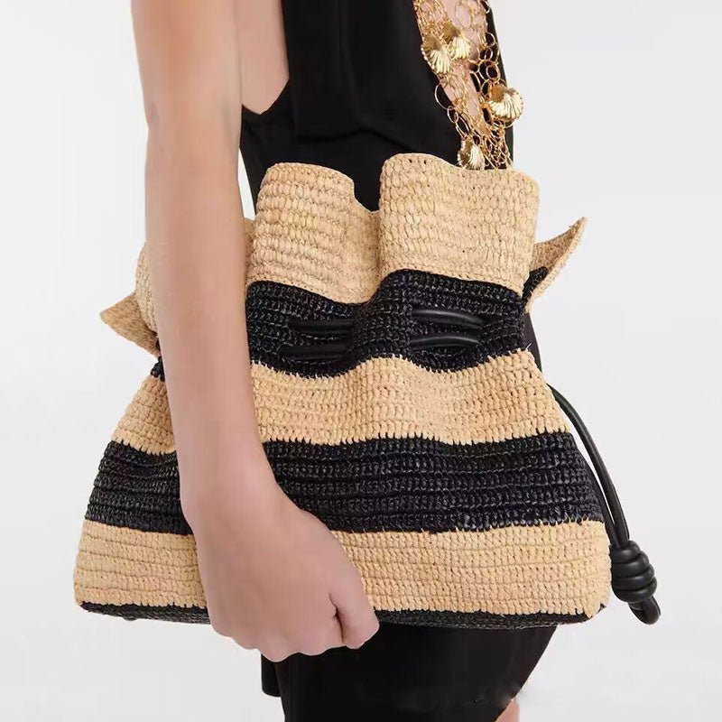 Stripe French Style Single Shoulder Straw Bag Large Capacity Tote Weaving Bag Beach Vacation Sand Bag - F.Market7FC500DA6DE541D4AC5B6199E9265533eproloStripe French Style Single Shoulder Straw Bag Large Capacity Tote Weaving Bag Beach Vacation Sand BagStripe French Style Single Shoulder Straw Bag Large Capacity Tote Weaving Bag Beach Vacation Sand Bag