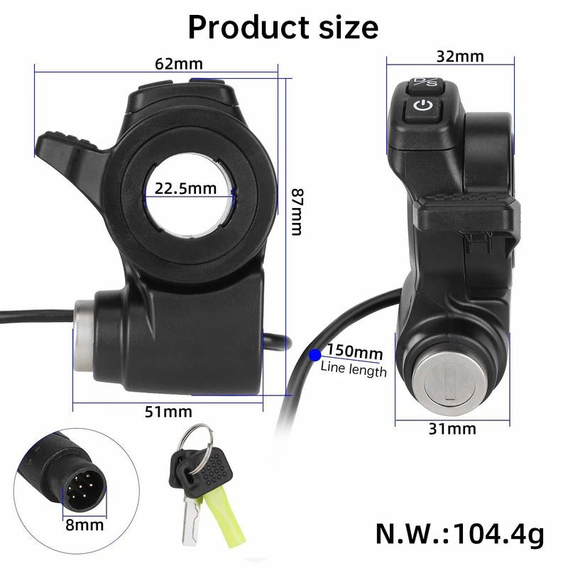 Suitable for Kukirin G2Master Electric Scooter: Double-Key Electric Door Lock & Thumb Throttle, Electric Scooter Accessories - F.Market42D5D51AE5A54EA390365D5996267B90eproloSuitable for Kukirin G2Master Electric Scooter: Double-Key Electric Door Lock & Thumb Throttle, Electric Scooter AccessoriesSuitable for Kukirin G2Master Electric Scooter: Double-Key Electric Door Lock & Thumb Throttle, Electric Scooter Accessories