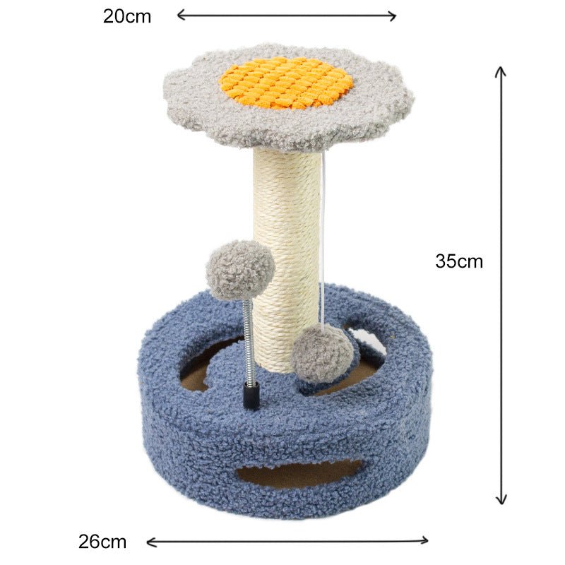 Sunflower Cat Tree – Small Cat Climbing Tower with Scratch Posts & Ball Toy - F.MarketF6EA44E75FBB484CAB10D9445C176B45eproloSunflower Cat Tree – Small Cat Climbing Tower with Scratch Posts & Ball ToySunflower Cat Tree – Small Cat Climbing Tower with Scratch Posts & Ball Toy