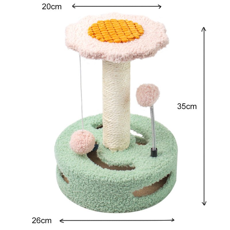 Sunflower Cat Tree – Small Cat Climbing Tower with Scratch Posts & Ball Toy - F.MarketC5CAB733F4F14155AE8E71C7EA43E51DeproloSunflower Cat Tree – Small Cat Climbing Tower with Scratch Posts & Ball ToySunflower Cat Tree – Small Cat Climbing Tower with Scratch Posts & Ball Toy