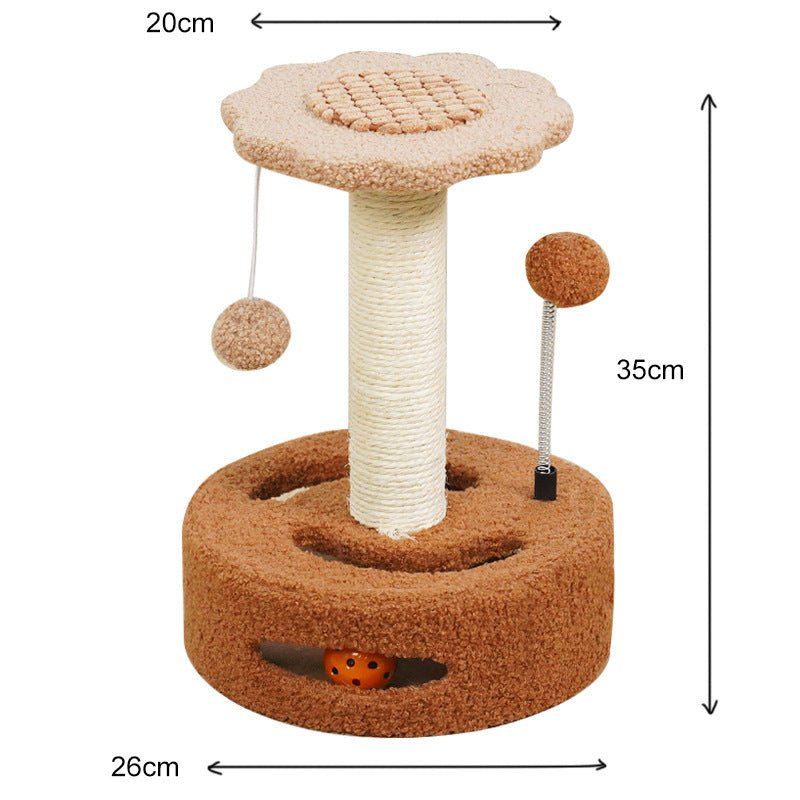 Sunflower Cat Tree – Small Cat Climbing Tower with Scratch Posts & Ball Toy - F.MarketAE67D9C581AF4652917EA439394213BDeproloSunflower Cat Tree – Small Cat Climbing Tower with Scratch Posts & Ball ToySunflower Cat Tree – Small Cat Climbing Tower with Scratch Posts & Ball Toy