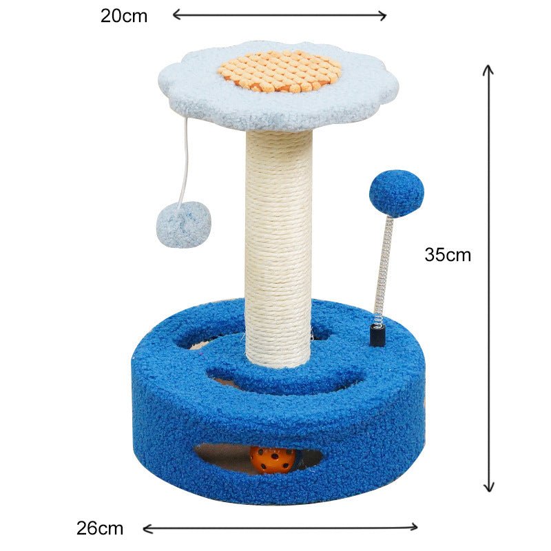 Sunflower Cat Tree – Small Cat Climbing Tower with Scratch Posts & Ball Toy - F.MarketCD0CD0A94A794521A8F800A2EC8BB452eproloSunflower Cat Tree – Small Cat Climbing Tower with Scratch Posts & Ball ToySunflower Cat Tree – Small Cat Climbing Tower with Scratch Posts & Ball Toy
