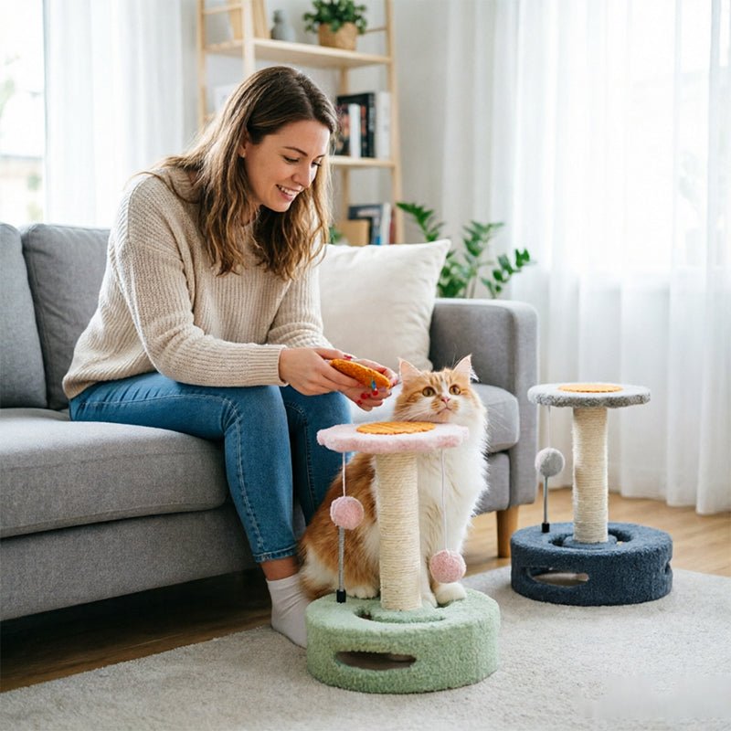 Sunflower Cat Tree – Small Cat Climbing Tower with Scratch Posts & Ball Toy - F.Market64AC88491F824477A640F356CA42E215eproloSunflower Cat Tree – Small Cat Climbing Tower with Scratch Posts & Ball ToySunflower Cat Tree – Small Cat Climbing Tower with Scratch Posts & Ball Toy