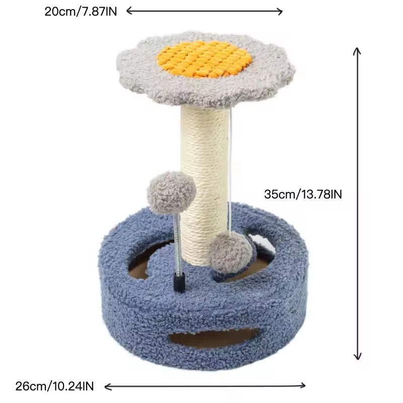 Sunflower Cat Tree – Small Cat Climbing Tower with Scratch Posts & Ball Toy - F.Market64AC88491F824477A640F356CA42E215eproloSunflower Cat Tree – Small Cat Climbing Tower with Scratch Posts & Ball ToySunflower Cat Tree – Small Cat Climbing Tower with Scratch Posts & Ball Toy