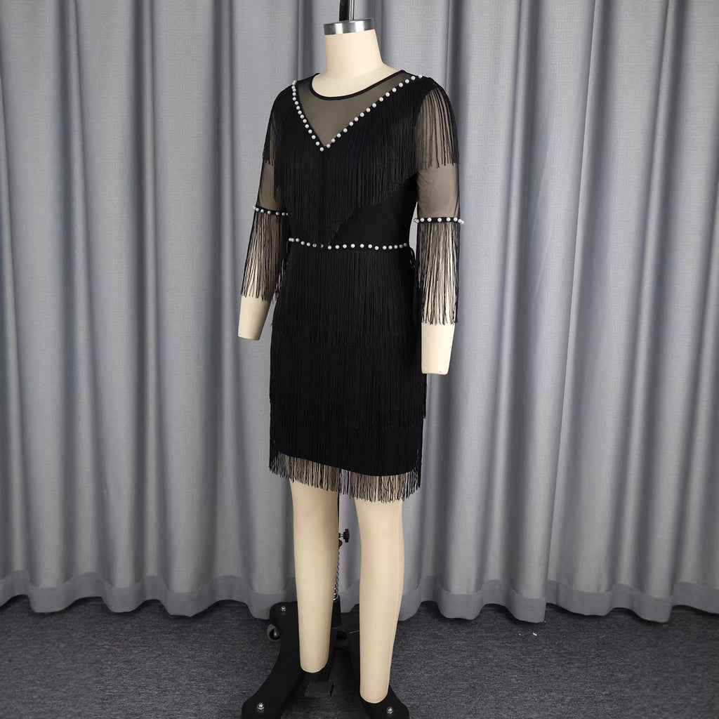 Tassel V-neck dress - F.MarketEA443F3057D441AFAF942881A64A214FeproloSTassel V-neck dressTassel V-neck dress