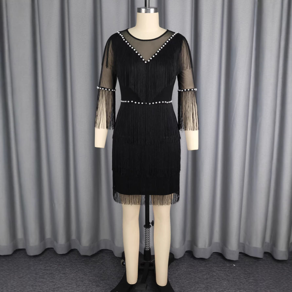Tassel V-neck dress - F.MarketEA443F3057D441AFAF942881A64A214FeproloSTassel V-neck dressTassel V-neck dress