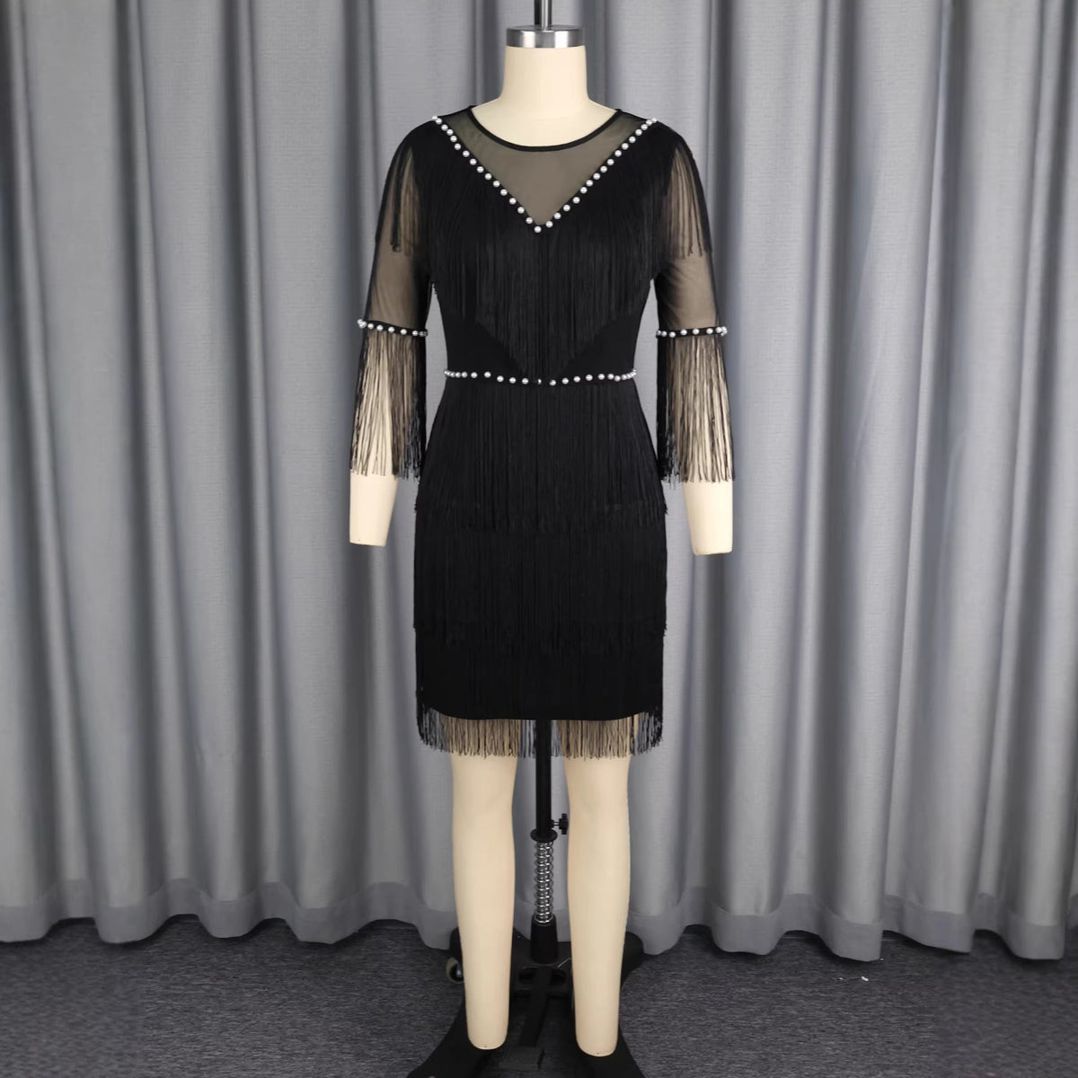 Tassel V-neck dress - F.MarketEA443F3057D441AFAF942881A64A214FeproloSTassel V-neck dressTassel V-neck dress