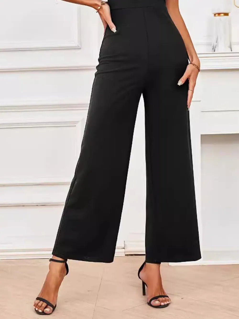 V-Neck Flutter Sleeve Jumpsuit - F.Market71EF8C184951460AA06EA23B01D8ADCCeproloLV-Neck Flutter Sleeve JumpsuitV-Neck Flutter Sleeve Jumpsuit
