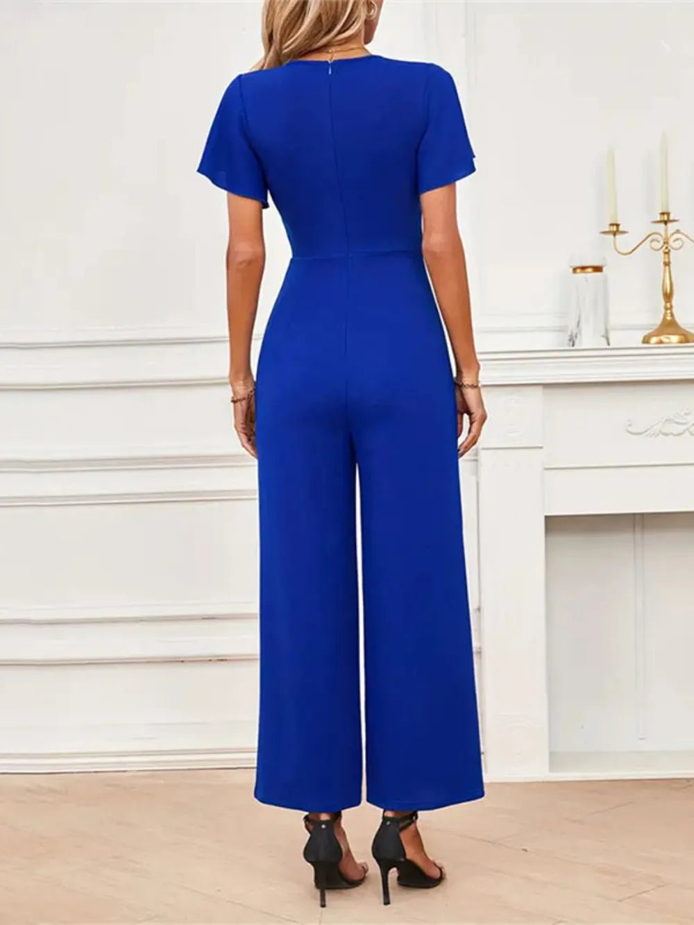 V-Neck Flutter Sleeve Jumpsuit - F.Market8EBFBB09B36D443B87631622CECD9427eproloLV-Neck Flutter Sleeve JumpsuitV-Neck Flutter Sleeve Jumpsuit