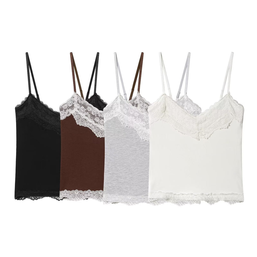 V-neck lace camisole - F.MarketD36A9913B2044D2097E2B2D66298562BeproloSV-neck lace camisoleV-neck lace camisole