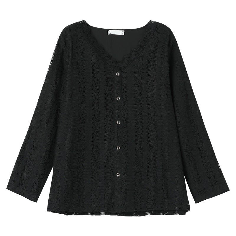 V-neck lace top - F.MarketE827478A4B5149BF99F10F9FD356A50FeproloLV-neck lace topV-neck lace top