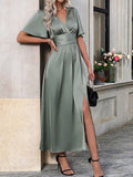 V-neck long dress - F.Market8F3872AE9D8443FD920C63FAC7DAD962eproloXSV-neck long dressV-neck long dress