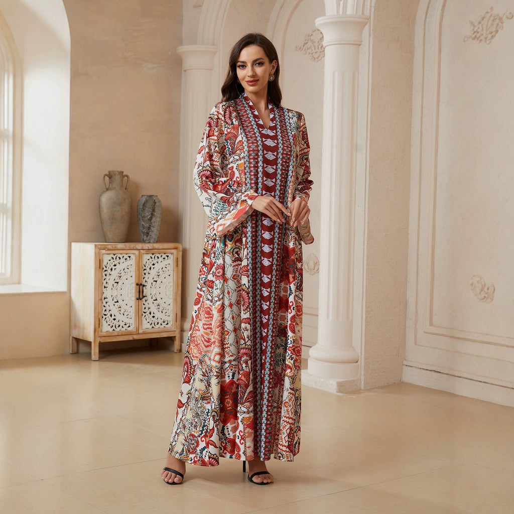 V-neck long dress - F.MarketA5804CDD0EBF45AAA8756E6F4A44C209eproloMV-neck long dressV-neck long dress