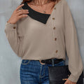 V-Neck Long Sleeve Casual Shirt for Women - F.MarketCC73B2EB2A0E46FBB102B1A7A255D7E7eproloSV-Neck Long Sleeve Casual Shirt for WomenV-Neck Long Sleeve Casual Shirt for Women