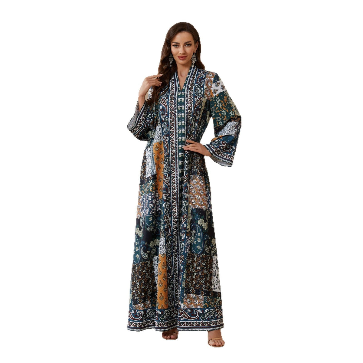 V-neck long sleeved dress - F.MarketD6622CCCD8DD4D3FB26014E53705BC8AeproloMV-neck long sleeved dressV-neck long sleeved dress