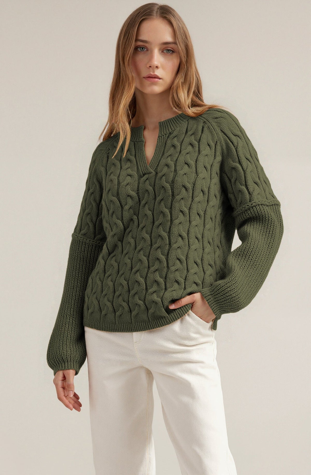 V-neck long sleeved sweater - F.MarketB5E42626D49D427D95AA37C1754C1C9FeproloSV-neck long sleeved sweaterV-neck long sleeved sweater