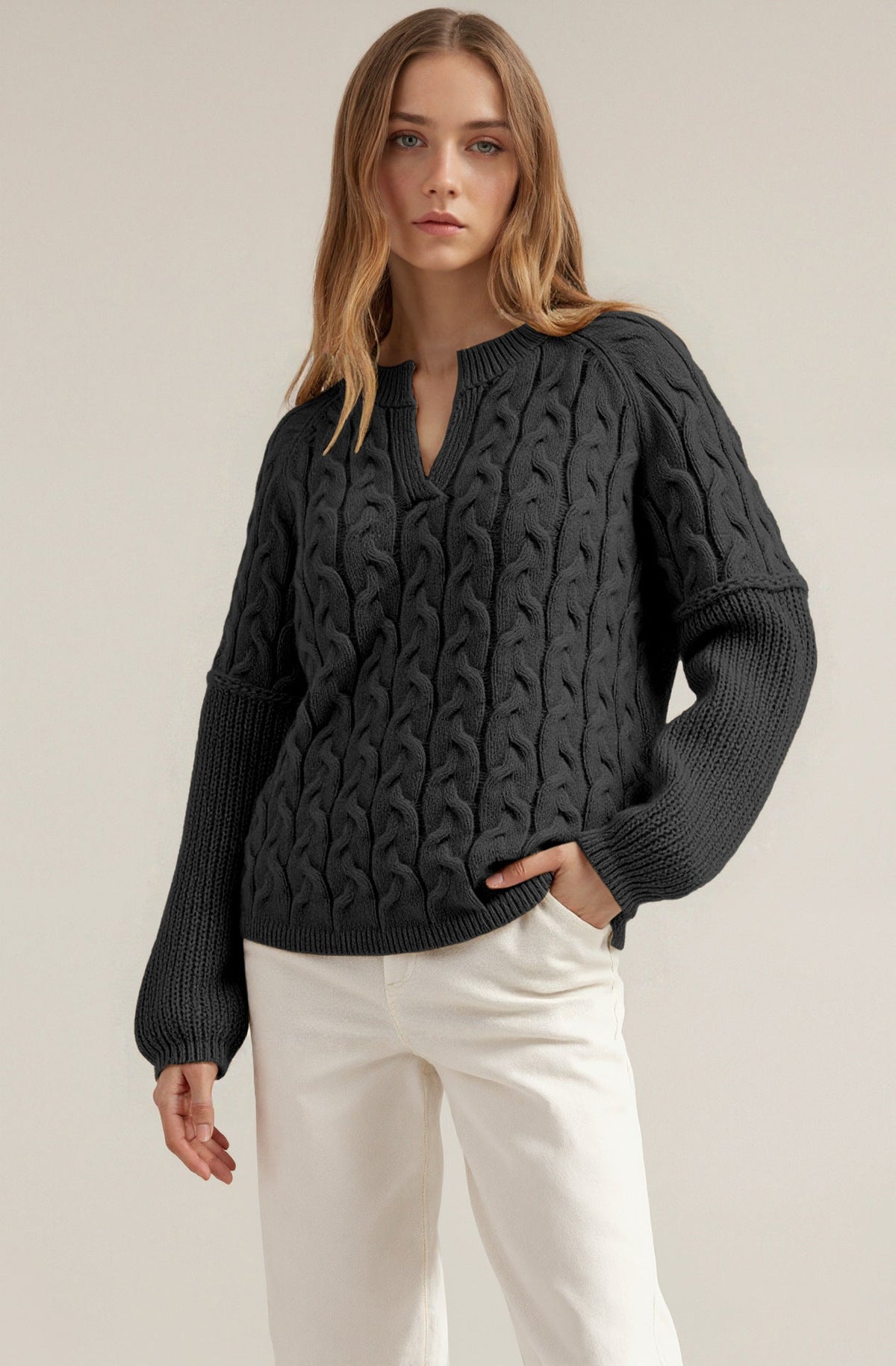 V-neck long sleeved sweater - F.Market645C8469A695483694E5B81E0F3FE4C0eproloSV-neck long sleeved sweaterV-neck long sleeved sweater