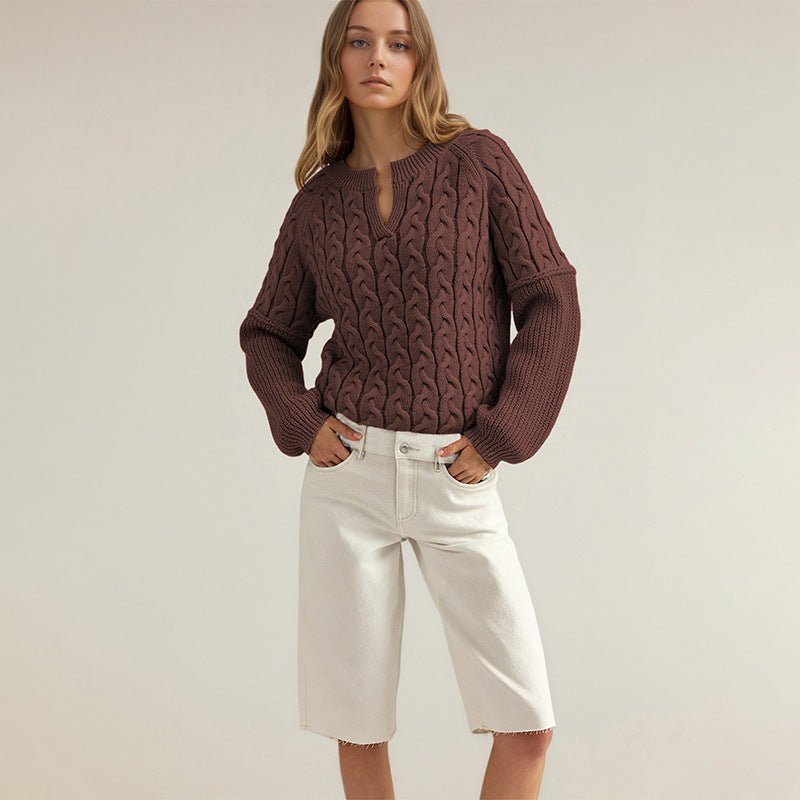V-neck long sleeved sweater - F.Market2FA55D9AA3A64FDFB6981052BE930F31eproloSV-neck long sleeved sweaterV-neck long sleeved sweater