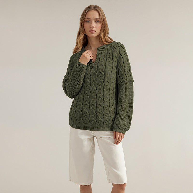 V-neck long sleeved sweater - F.Market2FA55D9AA3A64FDFB6981052BE930F31eproloSV-neck long sleeved sweaterV-neck long sleeved sweater