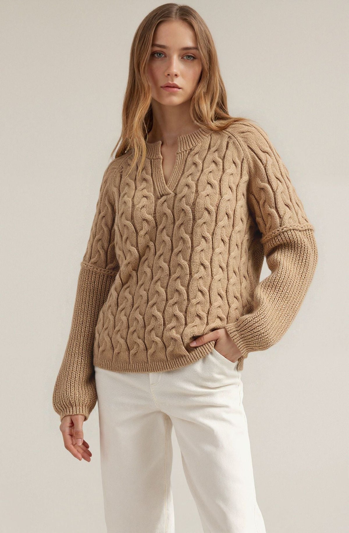 V-neck long sleeved sweater - F.Market2FA55D9AA3A64FDFB6981052BE930F31eproloSV-neck long sleeved sweaterV-neck long sleeved sweater