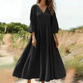 V-neck pleated dress - F.Market46F7A31D34A1458BAE1BCC33191A59E1eproloSV-neck pleated dressV-neck pleated dress