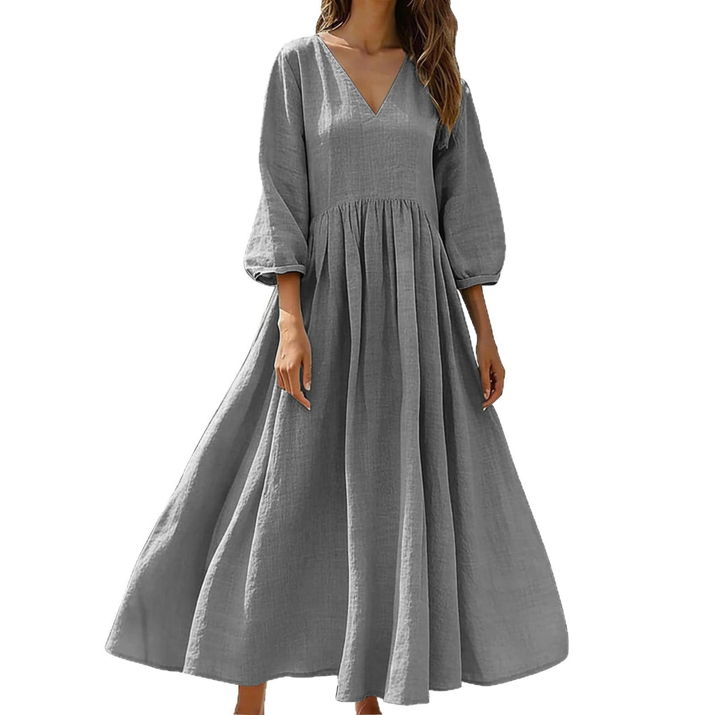 V-neck pleated dress - F.Market46F7A31D34A1458BAE1BCC33191A59E1eproloSV-neck pleated dressV-neck pleated dress