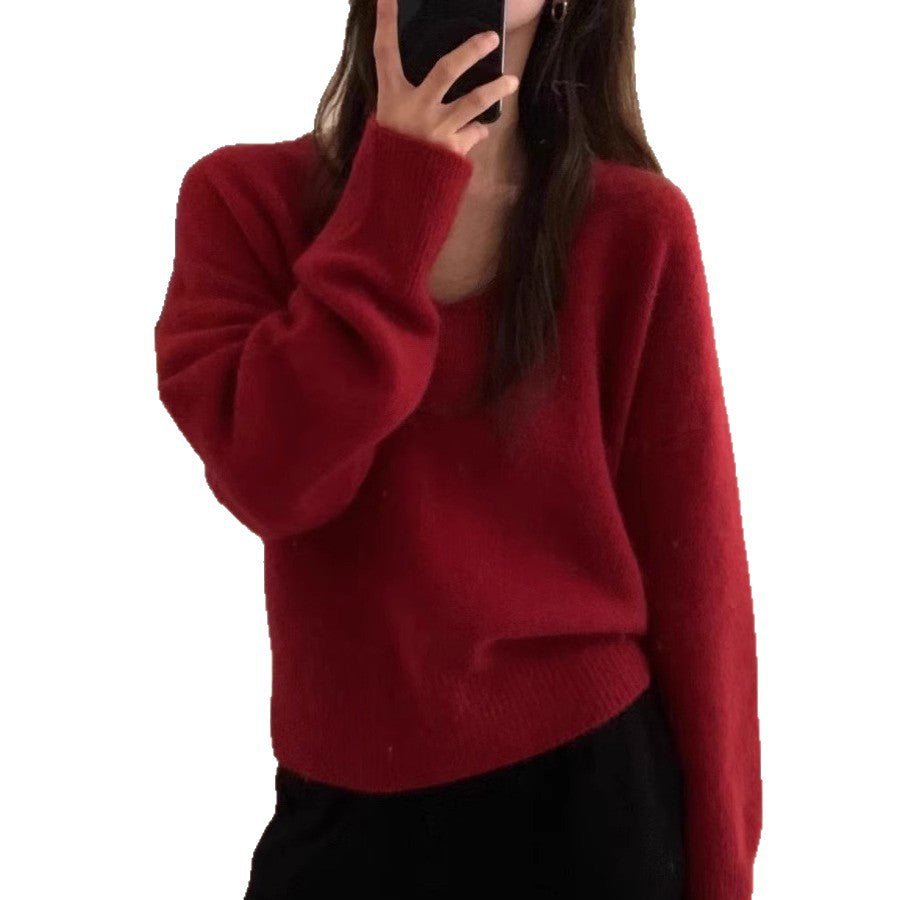 V-neck pullover sweater for women - F.Market79E4B0ADEDC34C43BDAC56FEBA3BB1CFeproloOne SizeV-neck pullover sweater for womenV-neck pullover sweater for women