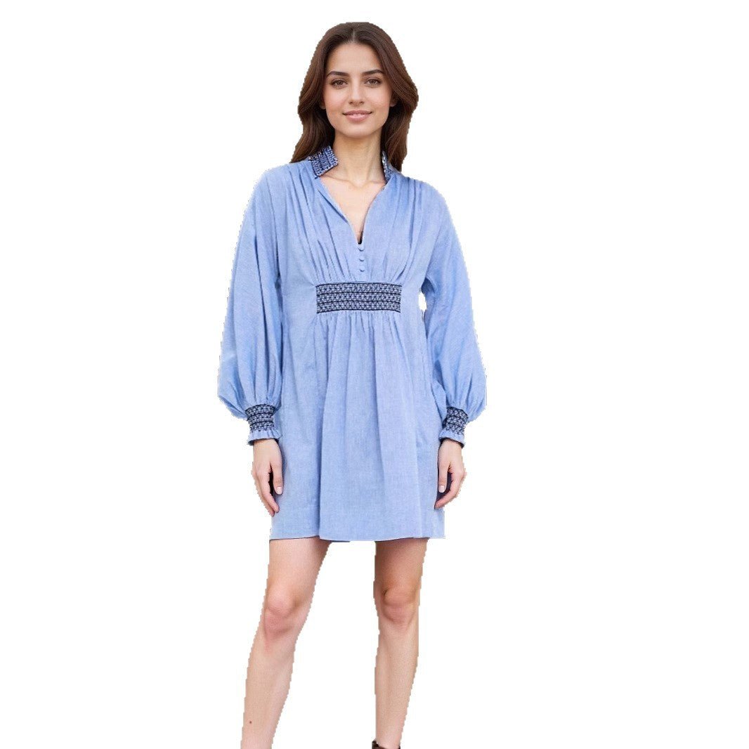 V-neck shirt dress - F.Market769198ABF8F94DC3B667DAD4D77550C4eproloSV-neck shirt dressV-neck shirt dress