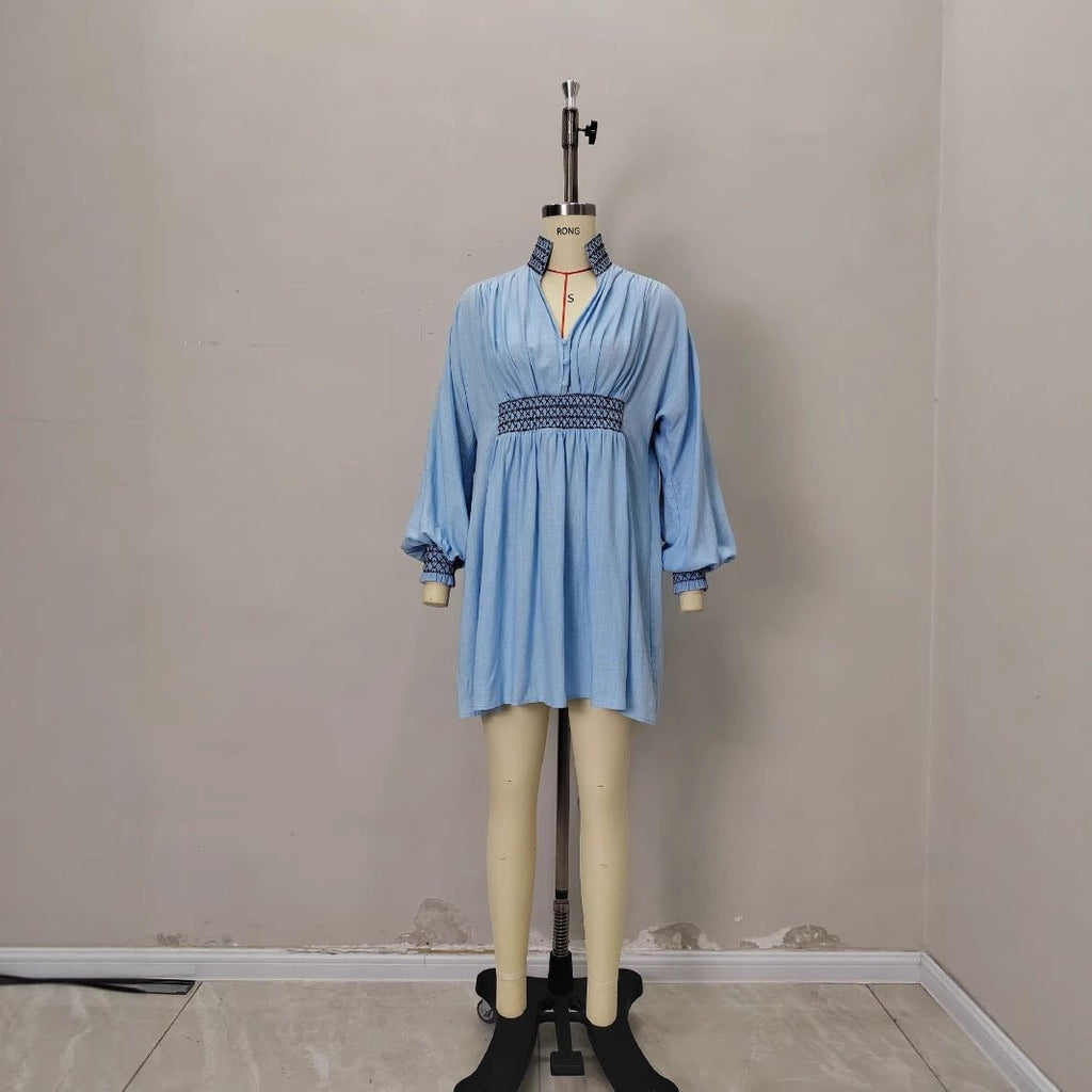 V-neck shirt dress - F.Market769198ABF8F94DC3B667DAD4D77550C4eproloSV-neck shirt dressV-neck shirt dress