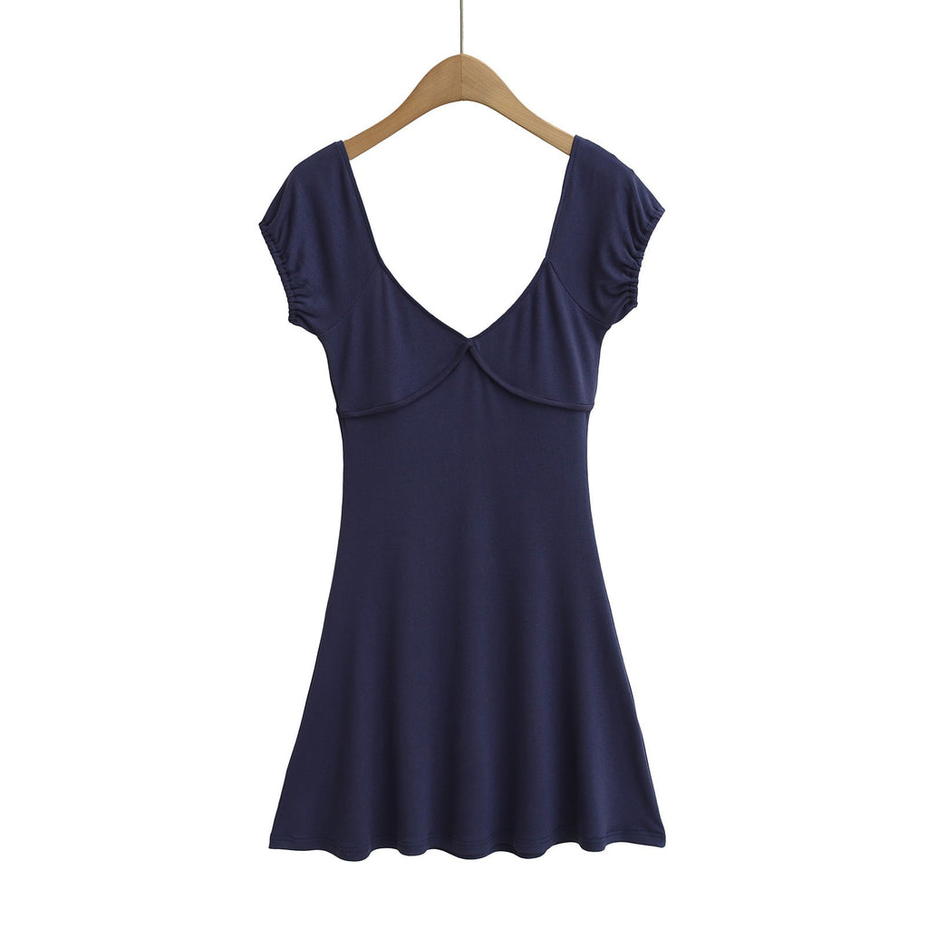 V-Neck Short Dress - F.Market8E3BB3D80A694FE0AE8195B701E56D63eproloSV-Neck Short DressV-Neck Short Dress
