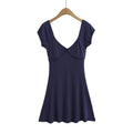 V-Neck Short Dress - F.Market8E3BB3D80A694FE0AE8195B701E56D63eproloSV-Neck Short DressV-Neck Short Dress