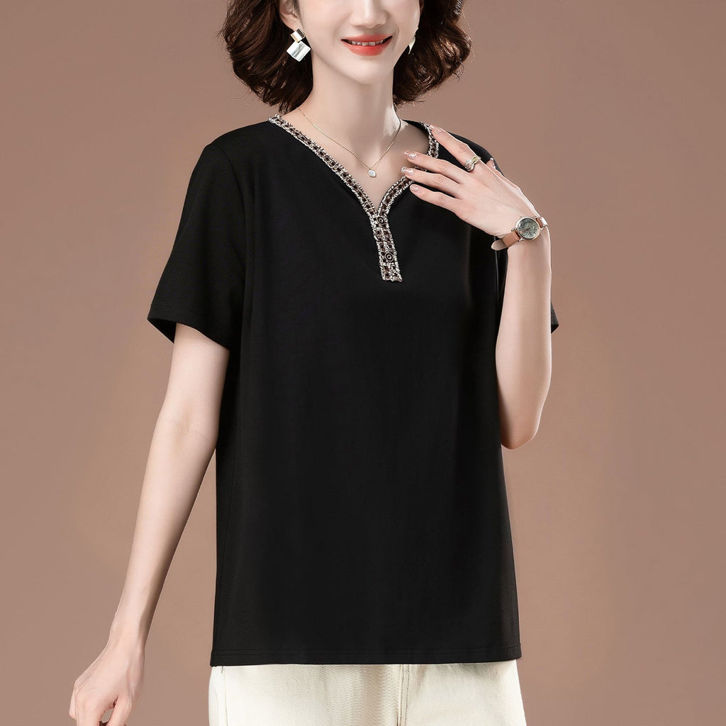 V-neck short sleeved top - F.Market7805B659123B42149B9549DEF65B2996eproloLV-neck short sleeved topV-neck short sleeved top