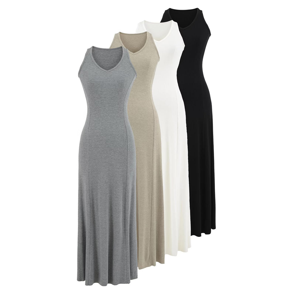 V-neck sleeveless dress - F.MarketF7552B750F3C4791984217B008CC338FeproloSV-neck sleeveless dressV-neck sleeveless dress