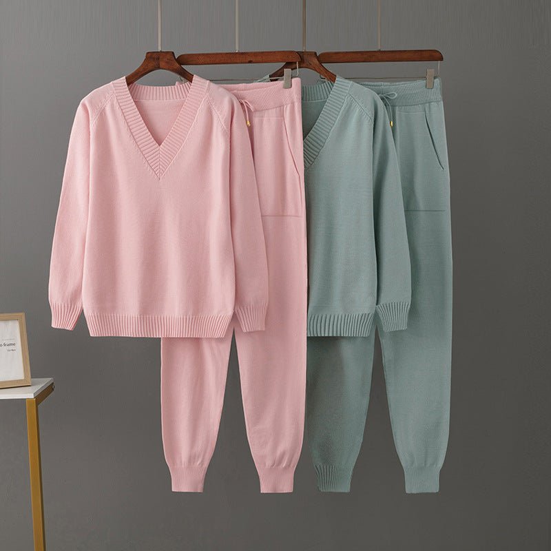 V-neck sweater and pants set - F.Market3F6BB4C195114619990B9D50CCE3CC2EeproloOne SizeV-neck sweater and pants setV-neck sweater and pants set