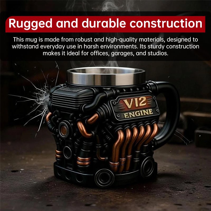 V8 Engine Mug | Stainless Steel Coffee Cup for Car Lovers - F.MarketFCA3E1F21985400D89F39313EF01B8E0eproloV8 Engine Mug | Stainless Steel Coffee Cup for Car LoversV8 Engine Mug | Stainless Steel Coffee Cup for Car Lovers