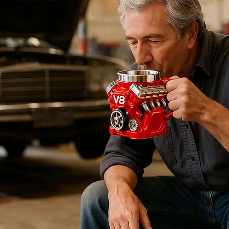 V8 Engine Mug | Stainless Steel Coffee Cup for Car Lovers - F.MarketFCA3E1F21985400D89F39313EF01B8E0eproloV8 Engine Mug | Stainless Steel Coffee Cup for Car LoversV8 Engine Mug | Stainless Steel Coffee Cup for Car Lovers