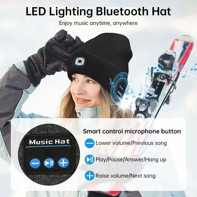 Warm LED Beanie with Bluetooth 5.4 Stereo, USB Rechargeable & 3-Level Adjustable Light | Music & Heating Winter Hat - F.MarketBD5D8C084CF3492C9A066E758B66751BeproloWarm LED Beanie with Bluetooth 5.4 Stereo, USB Rechargeable & 3-Level Adjustable Light | Music & Heating Winter HatWarm LED Beanie with Bluetooth 5.4 Stereo, USB Rechargeable & 3-Level Adjustable Light | Music & Heating Winter Hat