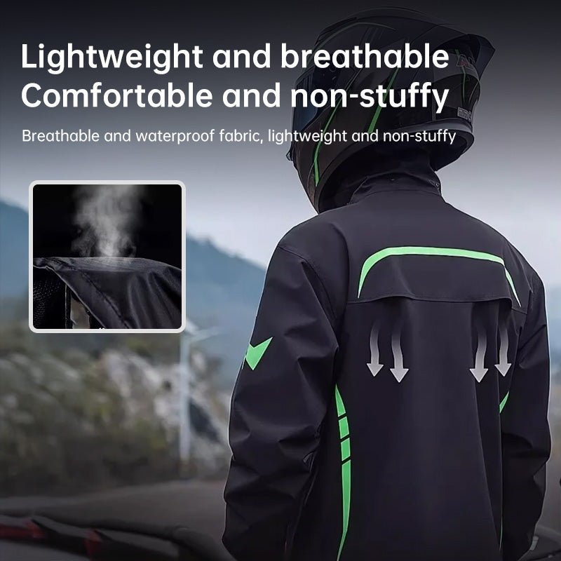Waterproof Split Motorcycle Rain Suit - Lightweight, Foldable, Windproof, Heavy Rain Protection - F.Market5E9759184DBE49088B1AAF381A11E8B4eproloLWaterproof Split Motorcycle Rain Suit - Lightweight, Foldable, Windproof, Heavy Rain ProtectionWaterproof Split Motorcycle Rain Suit - Lightweight, Foldable, Windproof, Heavy Rain Protection