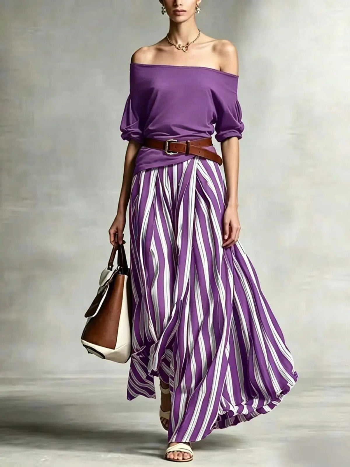 Women Multiple Colors Off Shoulder Puff Sleeve Top Vertical Stripe Flowy Maxi Skirt 2 Piece Outfit Loose Casual Vacation Set - F.Market14:771Sunflower Yellow;5:361386F.MarketMWomen Multiple Colors Off Shoulder Puff Sleeve Top Vertical Stripe Flowy Maxi Skirt 2 Piece Outfit Loose Casual Vacation SetWomen Multiple Colors Off Shoulder Puff Sleeve Top Vertical Stripe Flowy Maxi Skirt 2 Piece Outfit Loose Casual Vacation Set