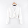Women's Wholesale Slim Deep V-neck Four-button Front Long Sleeve Cardigan Sweater - F.Market5D733B72627B440791D1B7415F08608CeproloSWomen's Wholesale Slim Deep V-neck Four-button Front Long Sleeve Cardigan SweaterWomen's Wholesale Slim Deep V-neck Four-button Front Long Sleeve Cardigan Sweater