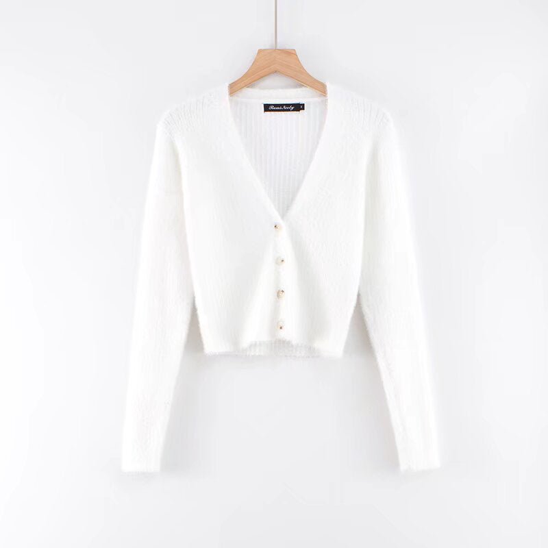 Women's Wholesale Slim Deep V-neck Four-button Front Long Sleeve Cardigan Sweater - F.Market5D733B72627B440791D1B7415F08608CeproloSWomen's Wholesale Slim Deep V-neck Four-button Front Long Sleeve Cardigan SweaterWomen's Wholesale Slim Deep V-neck Four-button Front Long Sleeve Cardigan Sweater